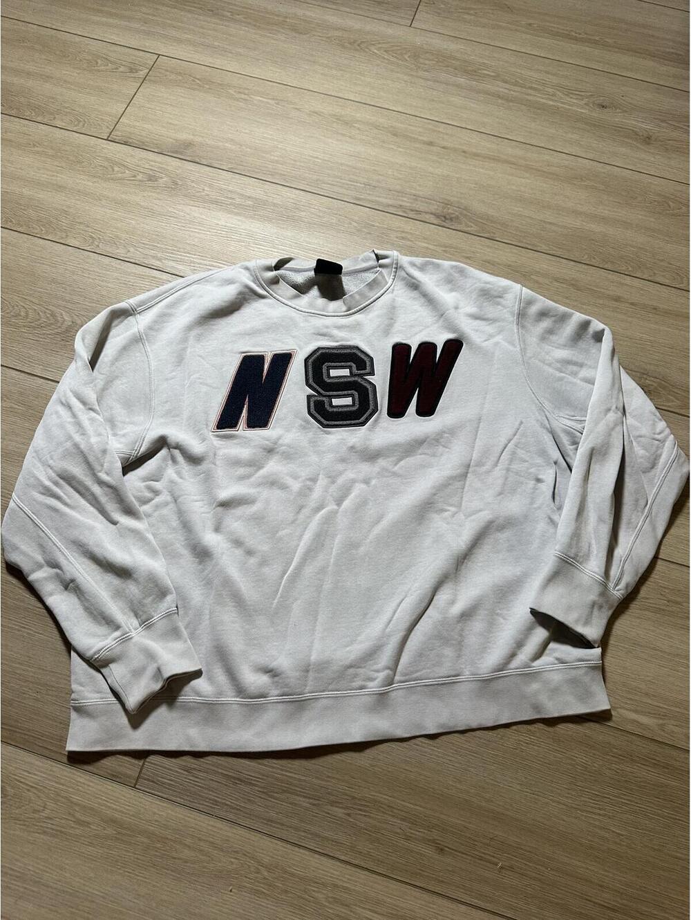Nike NSW Cream Crewneck Sweatshirt Size XL